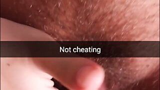 Not inside- not cheating!  – cuckold captions – Milky Mari